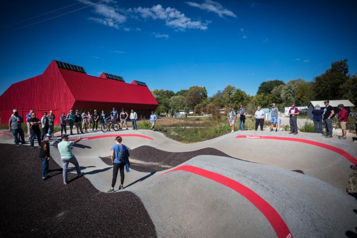 "Trail Labs participants visit Thaden School"