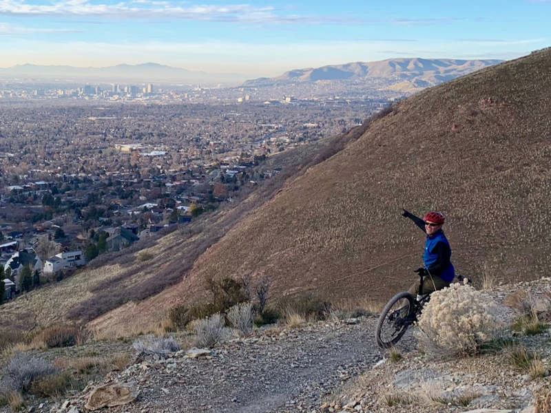 "John Knoblock of the Bonneville Shoreline Trail Committee"