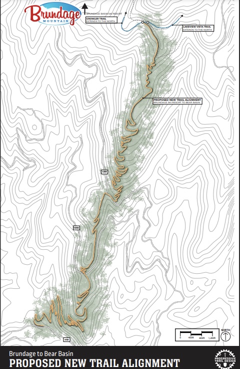 "Proposed connector trail map"