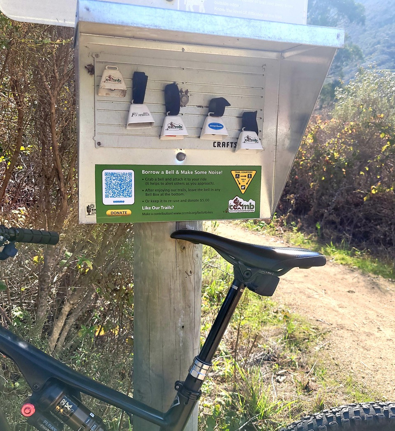 "Bell box at the trailhead"