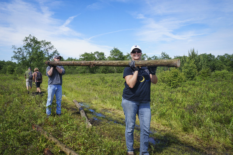 "Trailwork crew at the Frederick Watershed"