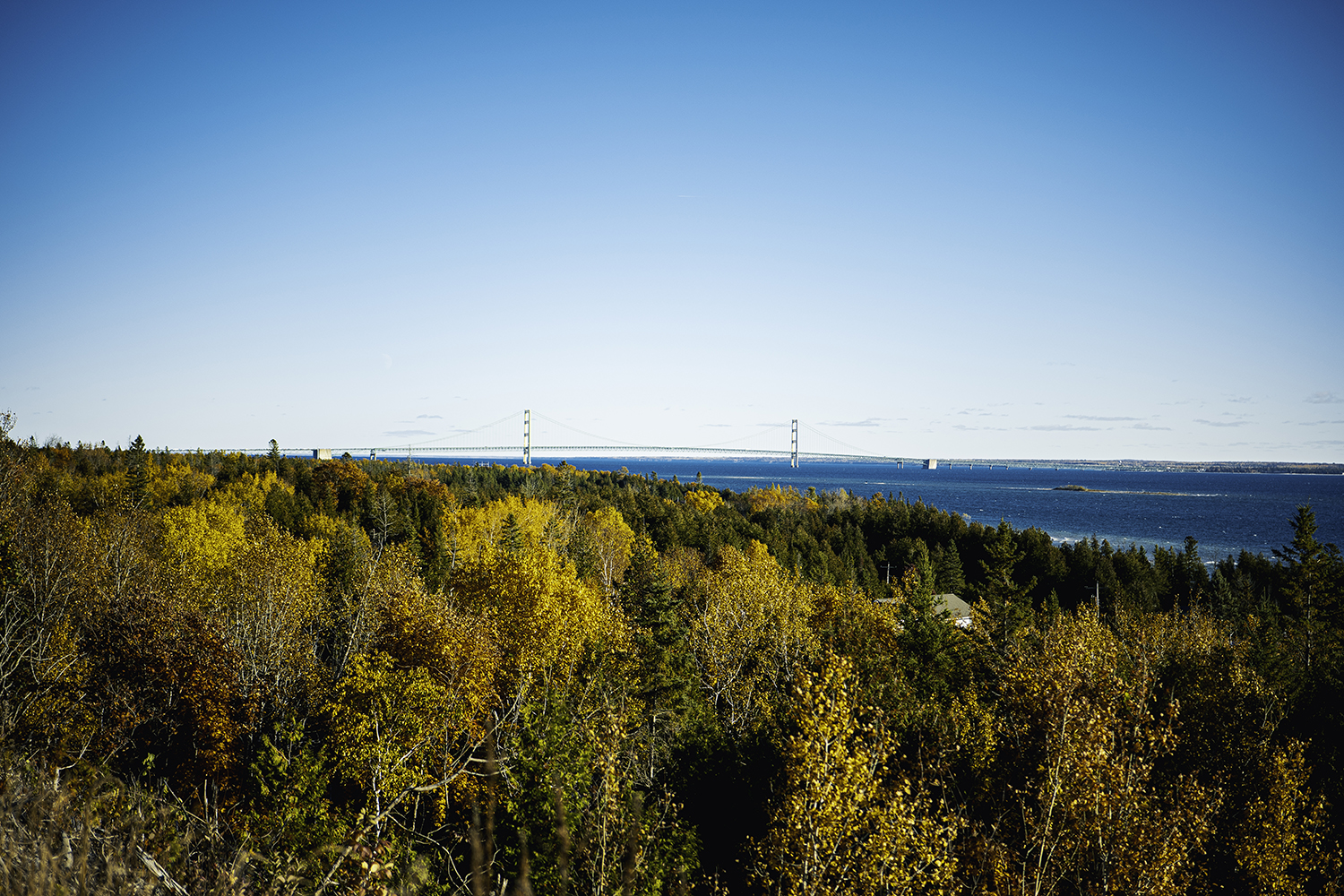 "Aerial view of Ishpeming, Michigan "