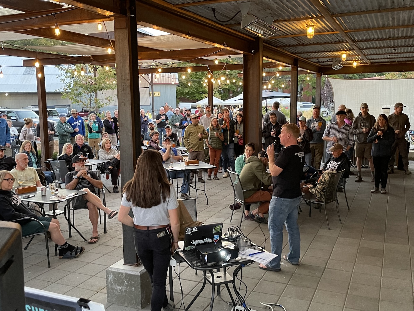 IMBA Trail Solutions speaking to the community of Sandpoint, Idaho during a Trail Management Workshop.