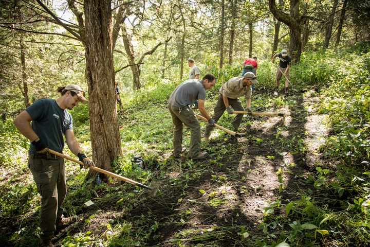 THOR and area land managers carving out a new section.