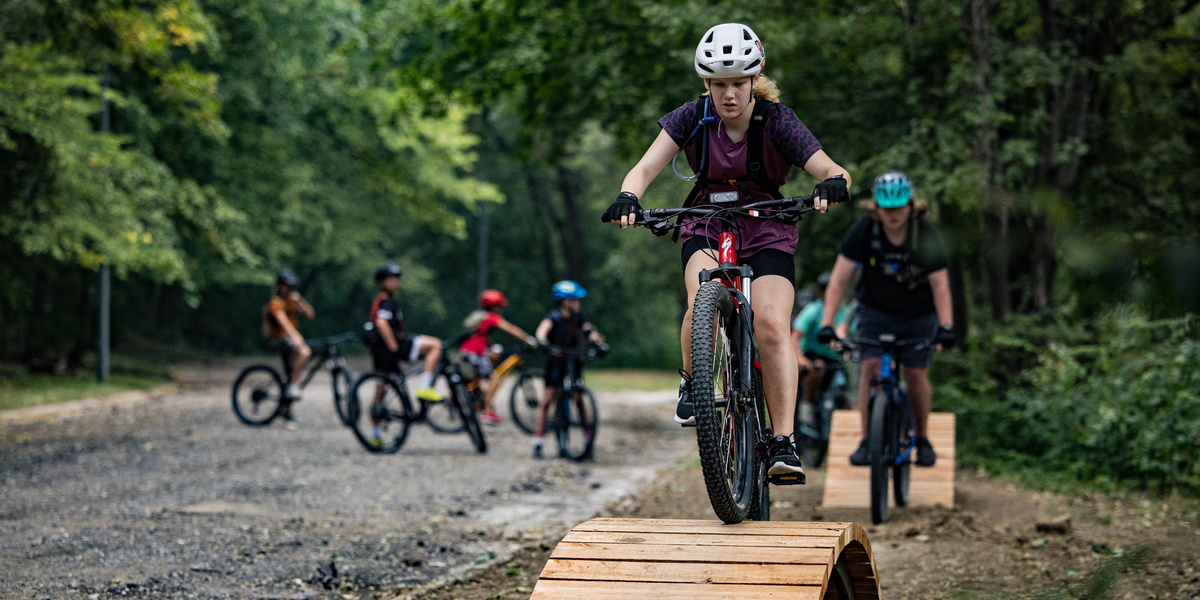 NICA riders in Mandan Park, Omaha Nebraska