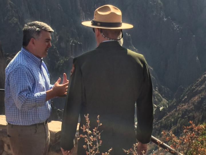 Senator Garnder at Black Canyon of the Gunnison National Park