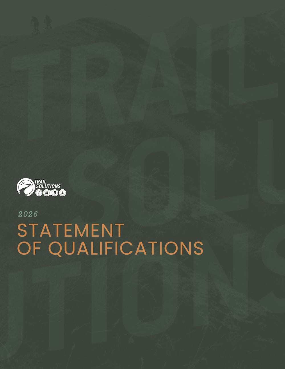Cover of IMBA Trail Solutions Statement of Qualifications
