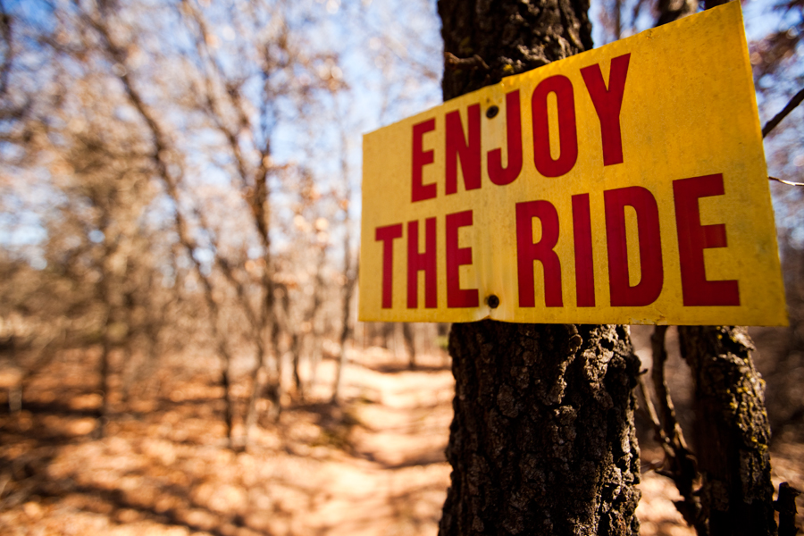 Enjoy the Ride Sign