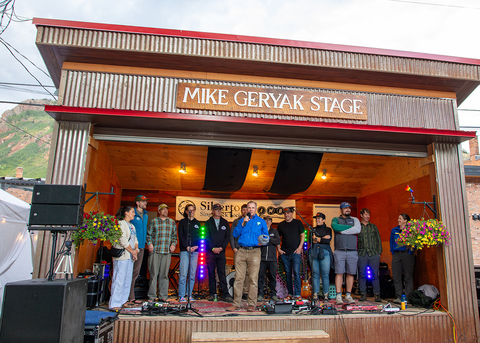 Silverton Singletrack Society at a grand opening event