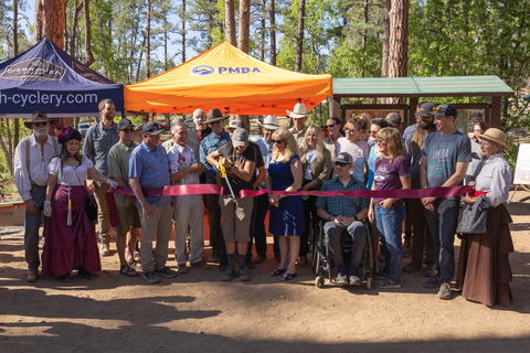 Grand opening ribbon cutting at Bean Peaks, a multi-use trail system in Prescott, AZ. 