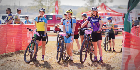 NICA racers pose for a photo at a race in Kentucky