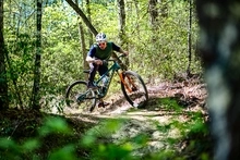 Brice Shirbach riding in Boone, NC.
