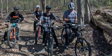 IMBA Foundations attendees on a trail