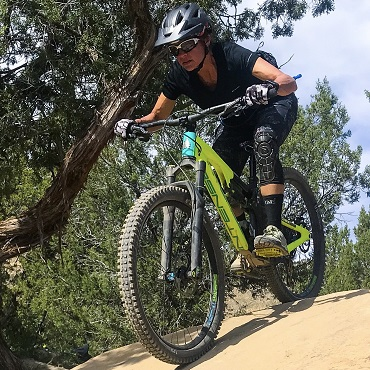 Marty Caivano riding mountain bike, IMBA Local Programs