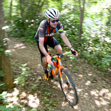 Bob riding a bike