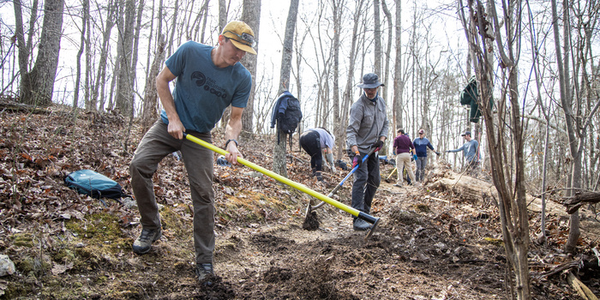 field work at an IMBA Trail Care Workshop